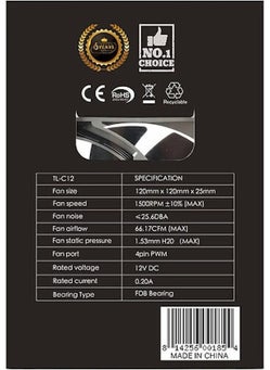 Thermalright TL-C12 120MM Case Fan  - Image 5