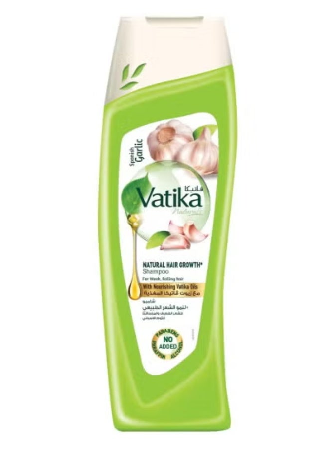 فاتيكا ناتشورالز شامبو الثوم الإسباني لنمو الشعر الطبيعي للشعر الضعيف والمتساقط 400 مل - Image 1