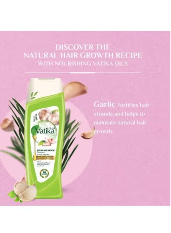 فاتيكا ناتشورالز شامبو الثوم الإسباني لنمو الشعر الطبيعي للشعر الضعيف والمتساقط 400 مل - Image 3