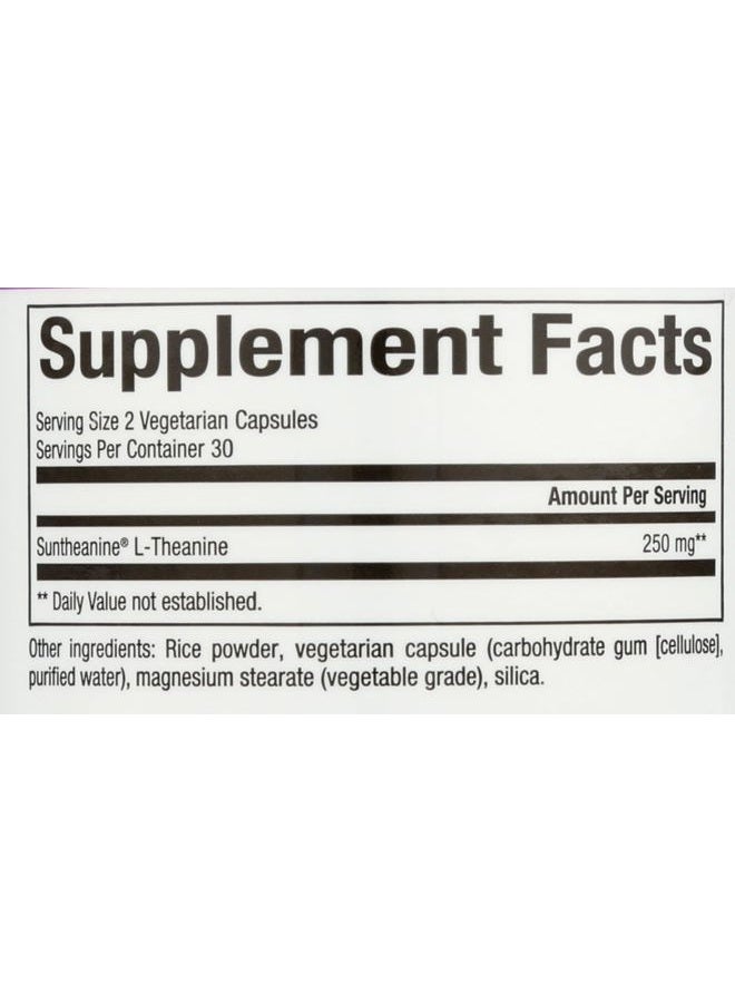 natural Factors Stress-Relax Suntheanine L-Theanine 125 mg, Non-Drowsy Stress Support for Mental Calmness and Relaxation, 60 Capsules - Image 4