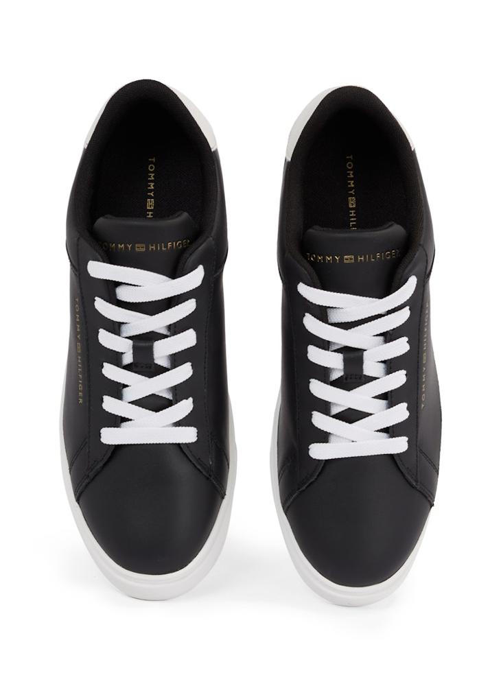 TOMMY HILFIGER Logo Detail Lace Up Low Top Sneakers  - Image 5