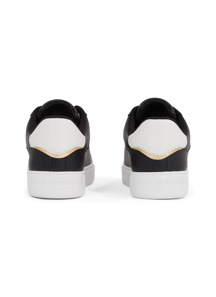 TOMMY HILFIGER Logo Detail Lace Up Low Top Sneakers  - Image 4