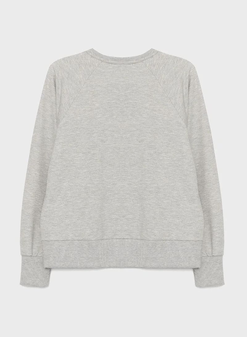 LC WAIKIKI Oversized Graphic Sweatshirt