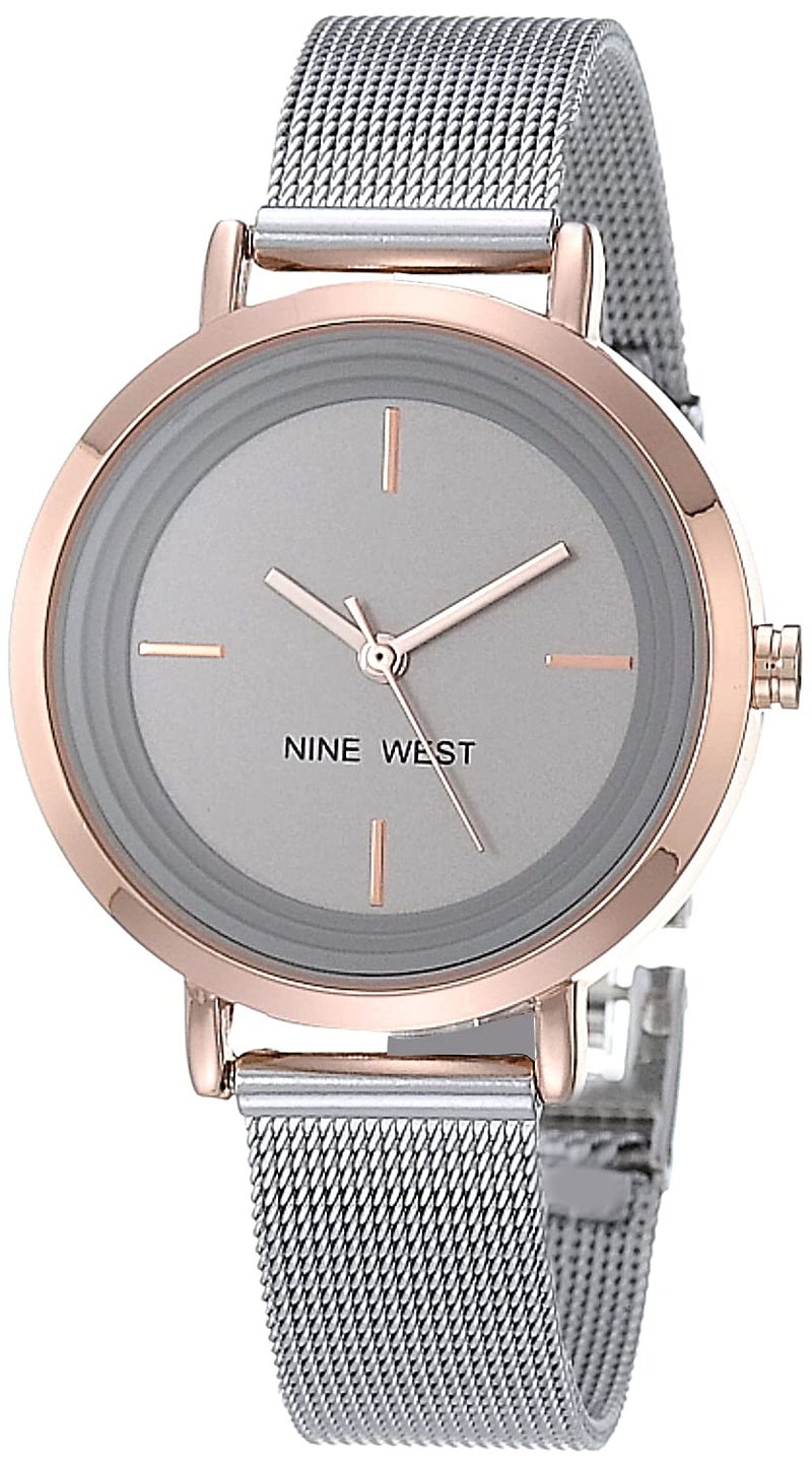 Nine West Women's Mesh Bracelet Watch - Image 1