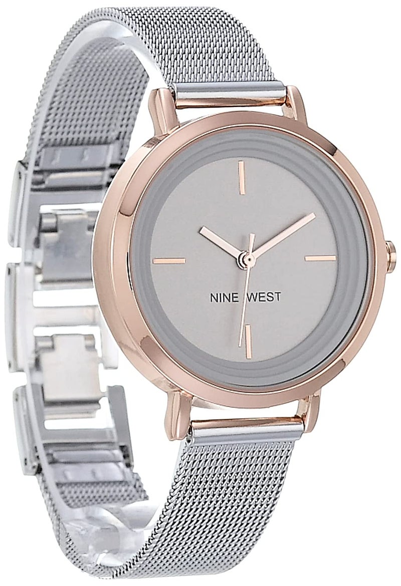 Nine West Women's Mesh Bracelet Watch - Image 3