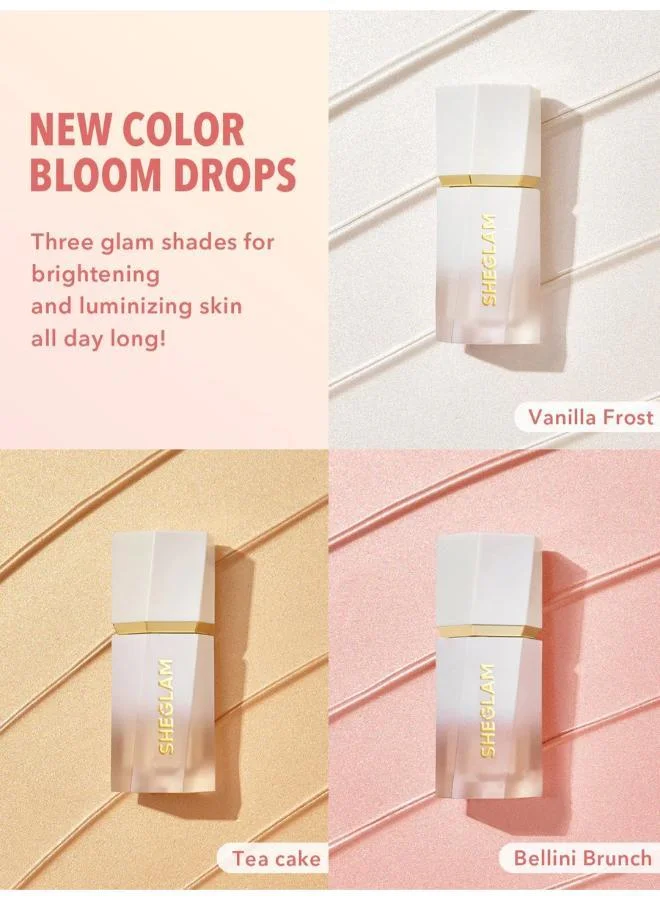 SHEGLAM Glow Bloom Liquid Highlighter-Tea Cake