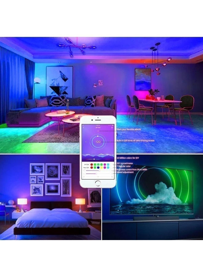 SP110E LED Controller, Smart APP Bluetooth Pixel LED Light Programmable Strips Controller,  for 5V/12V/24V WS2812B WS2813 SK9822 APA102 SK6812 LPD8806 DMX512 1903 RGB/RGBW - Image 4