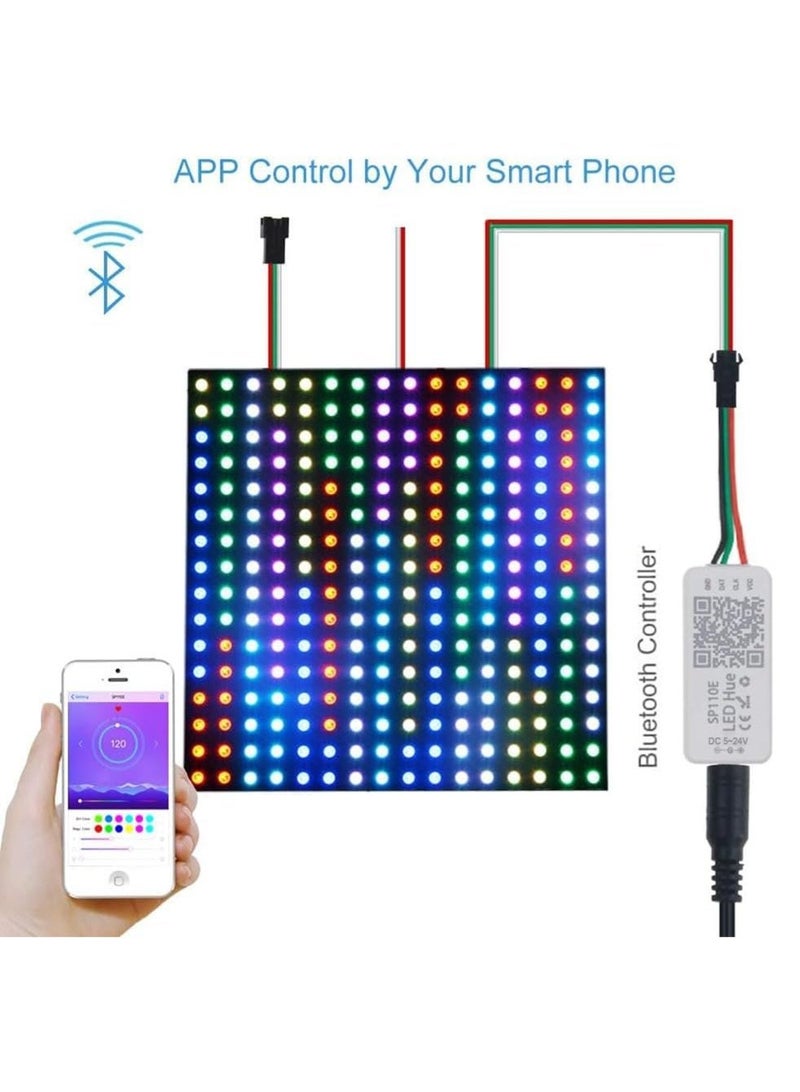 SP110E LED Controller, Smart APP Bluetooth Pixel LED Light Programmable Strips Controller,  for 5V/12V/24V WS2812B WS2813 SK9822 APA102 SK6812 LPD8806 DMX512 1903 RGB/RGBW - Image 3
