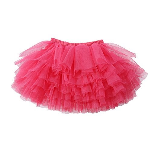 elamccor Tutu Skirt for Baby Girl Toddler 6 Layered Tulle Skirts 1-8T - Image 2