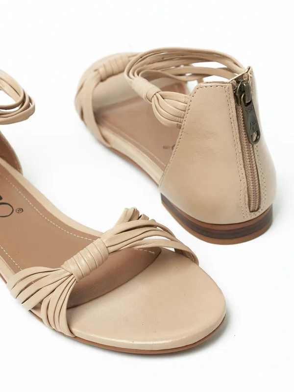 Y.so Women's Flat Slingback Sandals – Slip-On Comfort with Backstrap Support