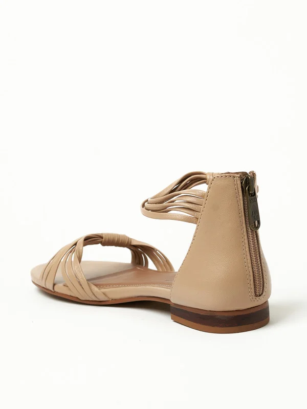 Y.so Women's Flat Slingback Sandals – Slip-On Comfort with Backstrap Support