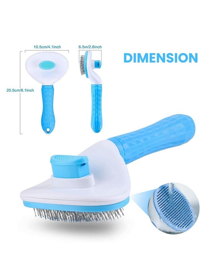 BURAQ 2 In 1 Slicker Brush & Nail Clipper With Filer Pet Grooming Kit | Removes Tools Mats Tangled Hair | Claw & Nails Clippers | Accessories For Cats & Dogs (Nail Clipper + Oval Slicker) - Image 5