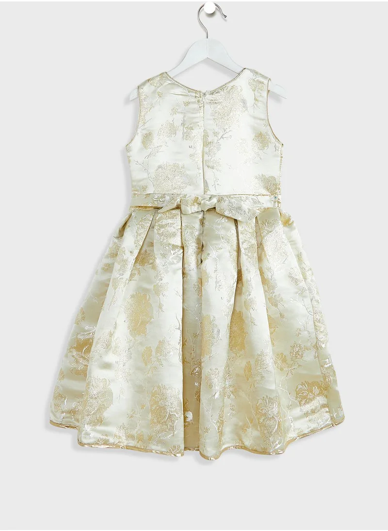 Little Golden Apple Little Belted Dress