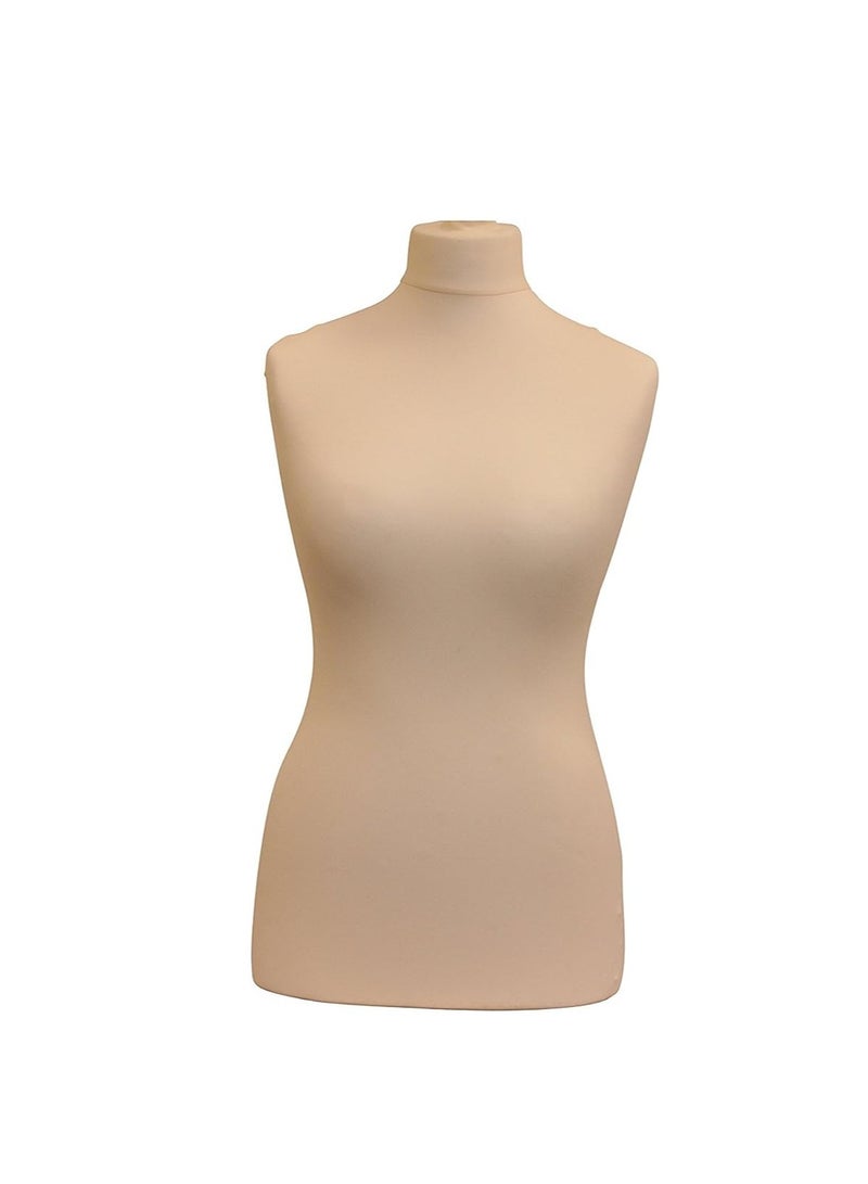 Mannequin Body Dress Form Height Adjustable Mini Female Torso Sewing Mannequin with Round Wood Base  - Image 5