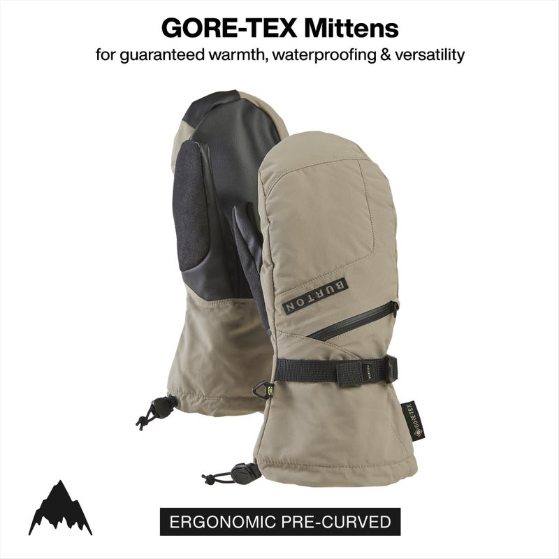 Burton Womenâ€™s Gore-TEX Insulated Mittens â€“ Waterproof Winter Snowboard Mittens â€“ Summit Taupe, Small - Image 2