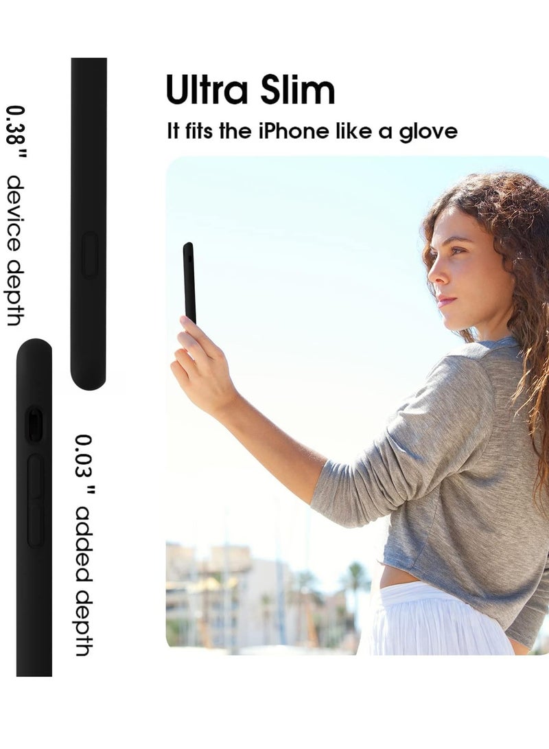 MIGOFAST Liquid Silicone Gel Cover with Full Body Protection Anti-Scratch Shockproof Case Compatible with iPhone XS Max - Image 4