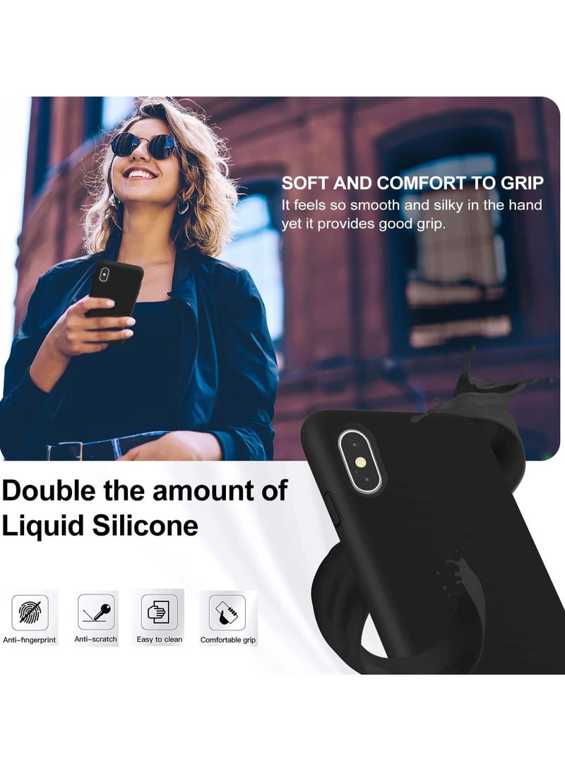 MIGOFAST Liquid Silicone Gel Cover with Full Body Protection Anti-Scratch Shockproof Case Compatible with iPhone XS Max - Image 3