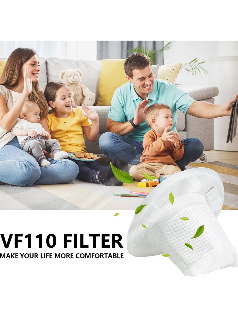 KASTWAVE - 6 Pack Replacement Filter for Black and Decker Power Tools VF110 Dustbuster Cordless Hand Vacuum CHV1410L CHV9610 CHV1210 CHV1410 CHV1510 BDH2000L, 90558113-01 - Image 1