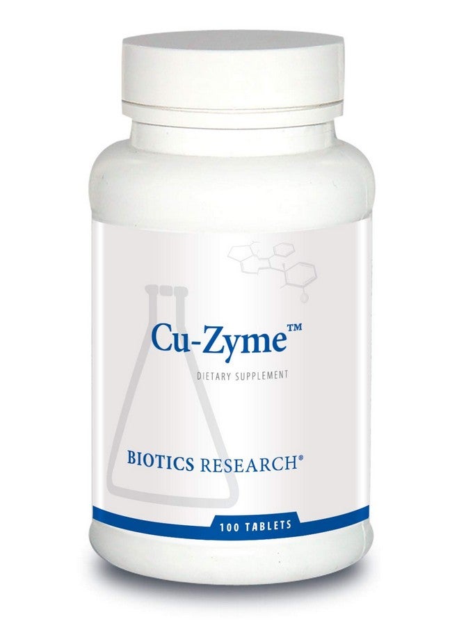 Biotics Research CuZymeTM Essential Mineral Supplement, Energy Metabolism, Iron Absorption, Healthy Bones, Immune Function 100 Tablets - Image 1