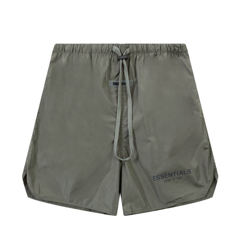 Fog Icon Trendy Brand 24Ss Silicone Letter Logo Casual Shorts Summer Loose Five-Quarter Pants For Men And Women - Image 1