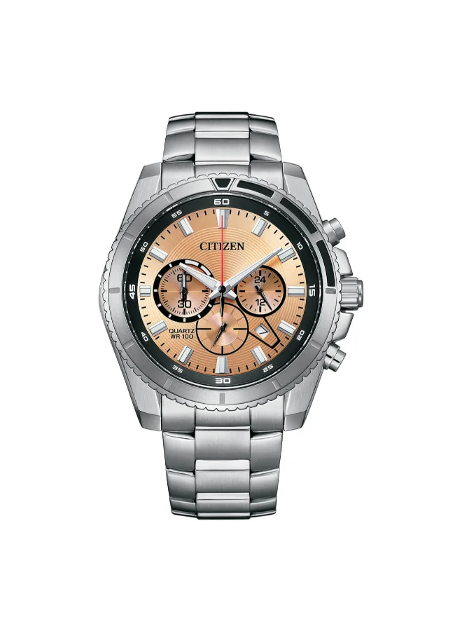 CITIZEN Men's Stainless Steel Strap Quartz Men Watch AN8200-50X - 46.4 mm