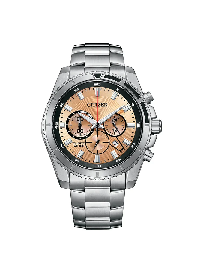 CITIZEN Men's Analog Tonneau Shape Stainless Steel Wrist Watch AN8200-50X - 46.4 Mm