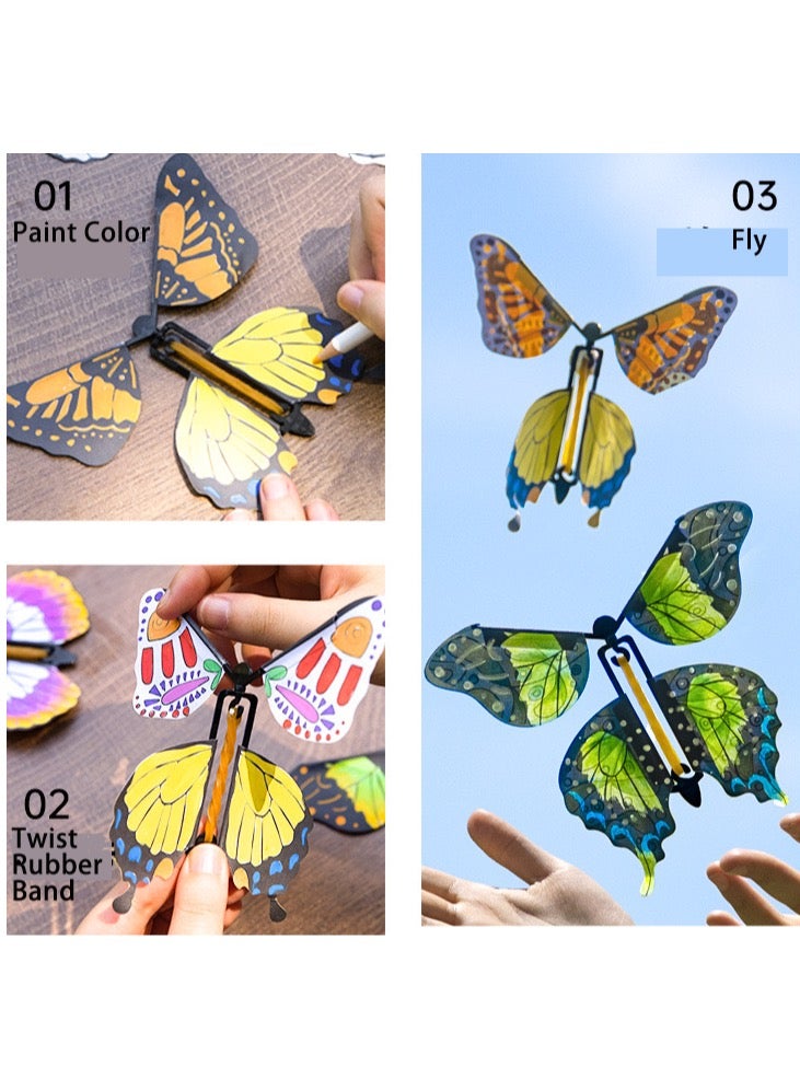 Kids DIY flyable butterfly painting set, Butterfly museum painting set  - Image 3