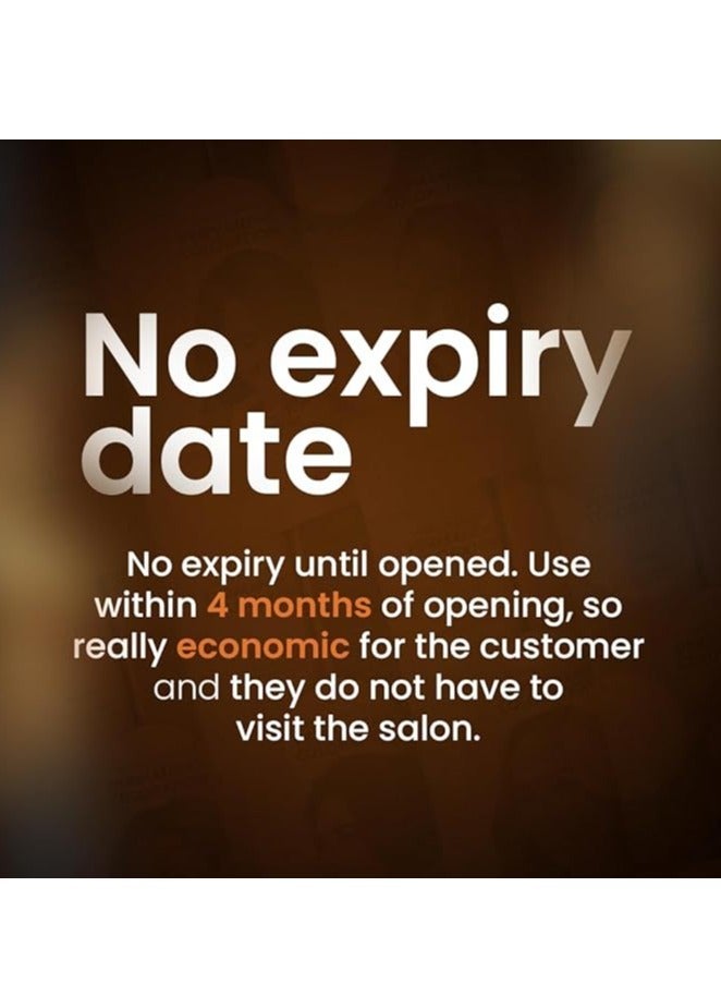 Keralock Permanent Hair Color, Black - 150ml, No Premix Needed, Reusable for Up to 4 Months - All-in-One Dye with Conditioner & Brush - Image 5