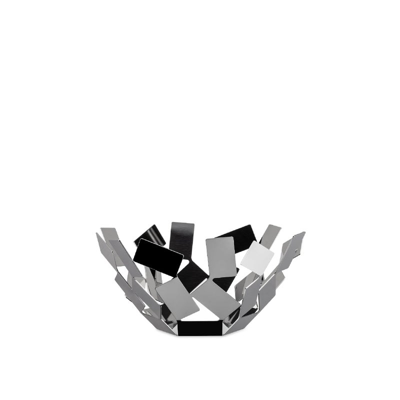 Alessi La Stanza Dello Scirocco Fruit Basket Silver 1034Inch