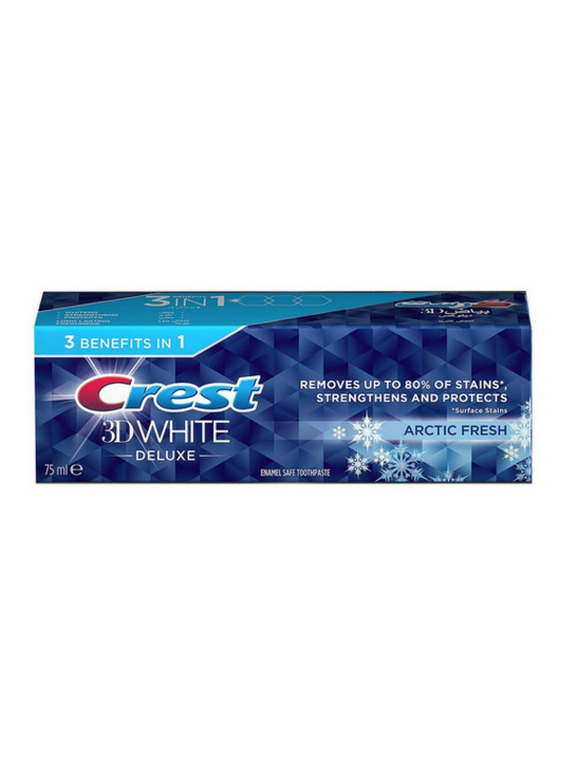Crest Crest 3D White Deluxe Cooling Fresh Toothpaste 75ml  - Image 1