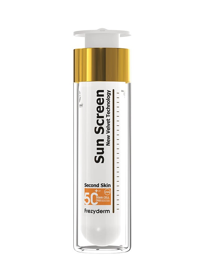Sunscreen | Velvet Sun Screen SPF50 Face + 50ml | Ultra Sheer Invisible Fluid Sunscreen Age Sheild |  Reduces Dark Spots and Prevents Wrinkles | Non-Greasy Sunscreen, All Skin Types
