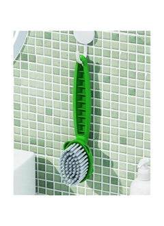هوكور Zuelnote Cartoon cute frog shape Cleaning Brush, 2 Pieces Soft Bristle Laundry Brush Plastic Board Brush Housework Cleaning Brush Household Shoe Washing Brush Wall Brush (green)  - Image 4