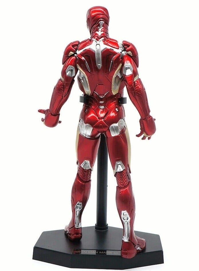 CRAZY TOYS Marvel Avengers Iron Man MK45 Tony Stark 30cm Action Figure Toys Gift - Image 3