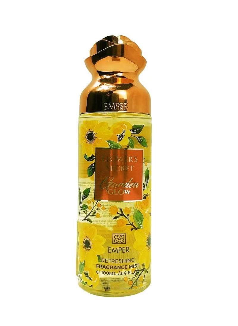 Emper Flower's Secret Garden Glow - Body Mist - For Women - 100ml  - Image 1