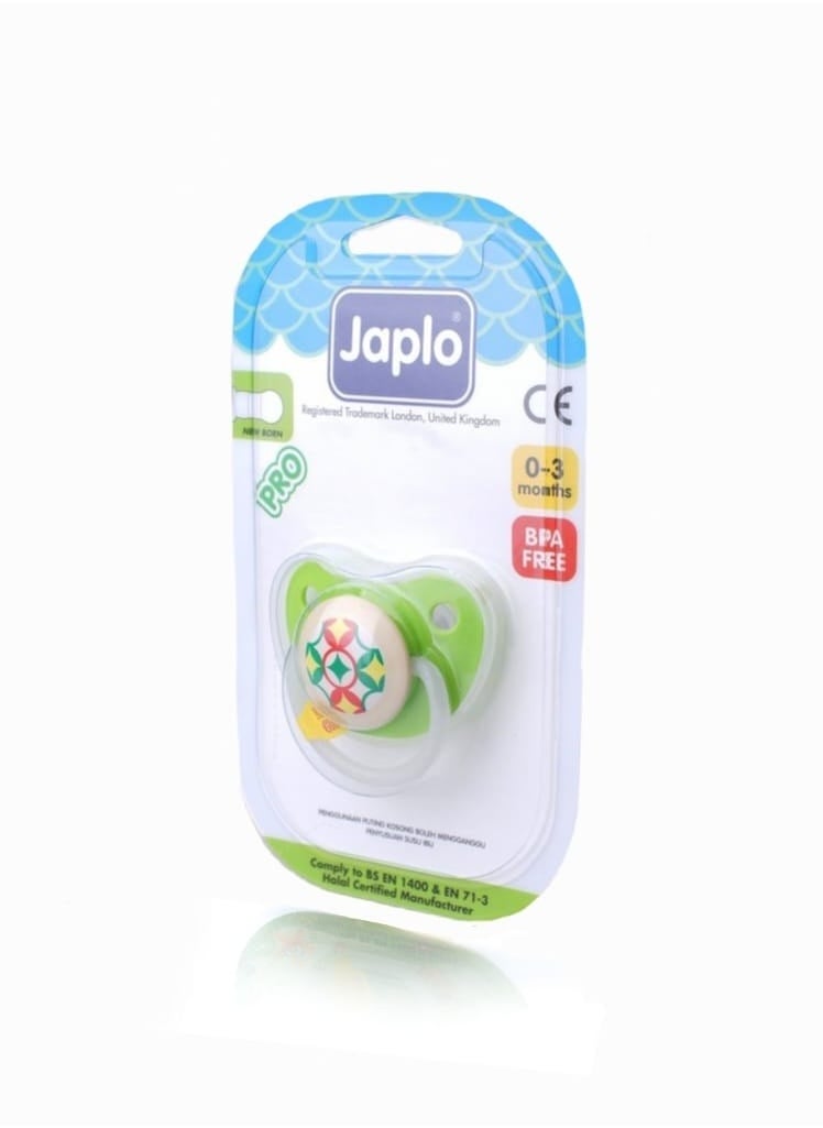 Japlo Japlo Pro new born 0-3 M  soother (Pacifier with cover & Glow In The Dark)  - Image 2