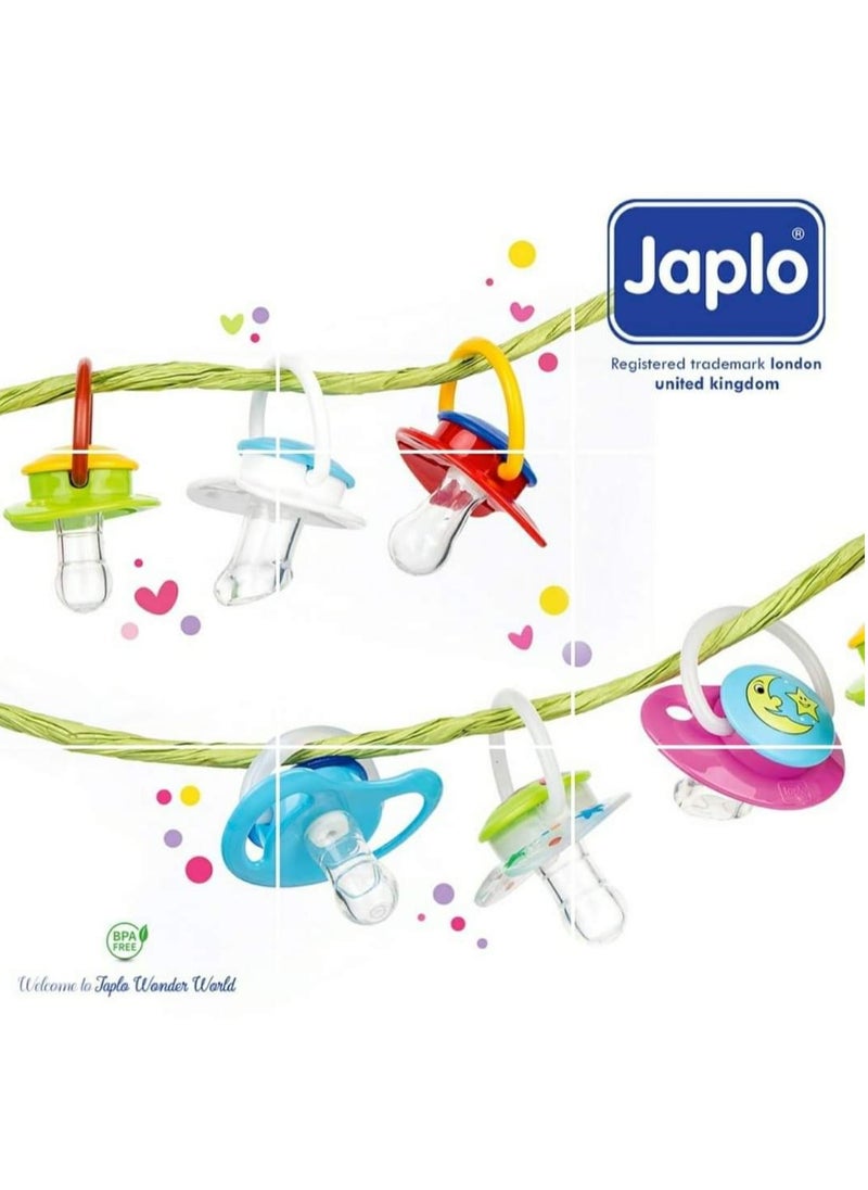 Japlo Japlo Pro new born 0-3 M  soother (Pacifier with cover & Glow In The Dark)  - Image 5