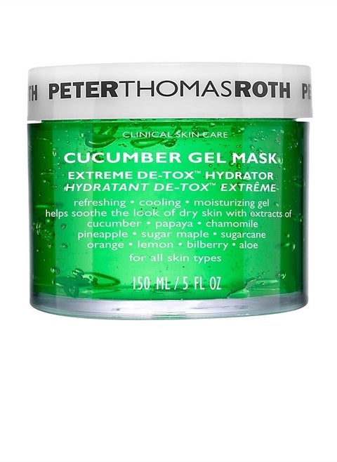 Cucumber Gel Mask | Extreme De-Tox Hydrator, Cooling and Hydrating Facial Mask, Helps Soothe the Look of Dry and Irritated Skin, 5 fl oz (Pack of 1)