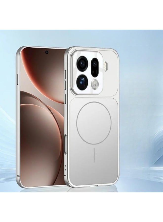 general Magnetic Case for Oppo Find X9 Pro Case Ultra-Thin Frosted Hard PC Shell Camera Protection Anti-Drop Shockproof Protective Back Cover - Image 1