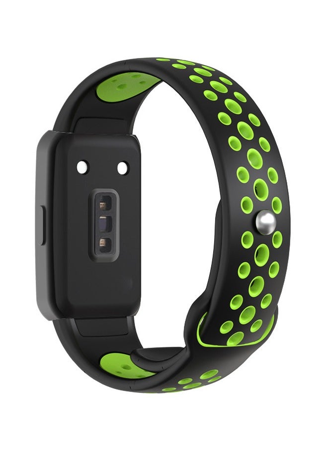X-level Compatible with Honor Band 6 Replacement Band, Replacement Silicone Wrist Strap Band Universal Sports Two Tone Silicone Replacement Wrist Strap with Air Holes Design Breathable Soft Wristband Strap  - Image 1