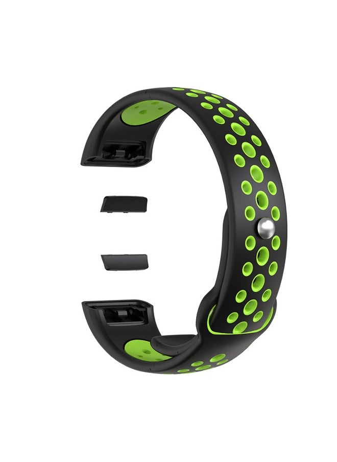 X-level Compatible with Honor Band 6 Replacement Band, Replacement Silicone Wrist Strap Band Universal Sports Two Tone Silicone Replacement Wrist Strap with Air Holes Design Breathable Soft Wristband Strap  - Image 5