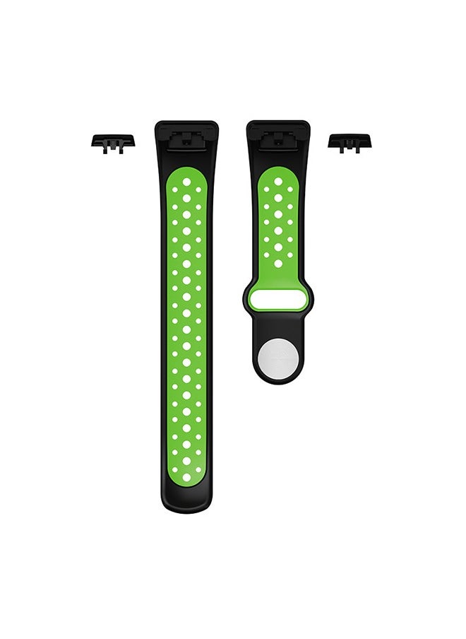 X-level Compatible with Honor Band 6 Replacement Band, Replacement Silicone Wrist Strap Band Universal Sports Two Tone Silicone Replacement Wrist Strap with Air Holes Design Breathable Soft Wristband Strap  - Image 4