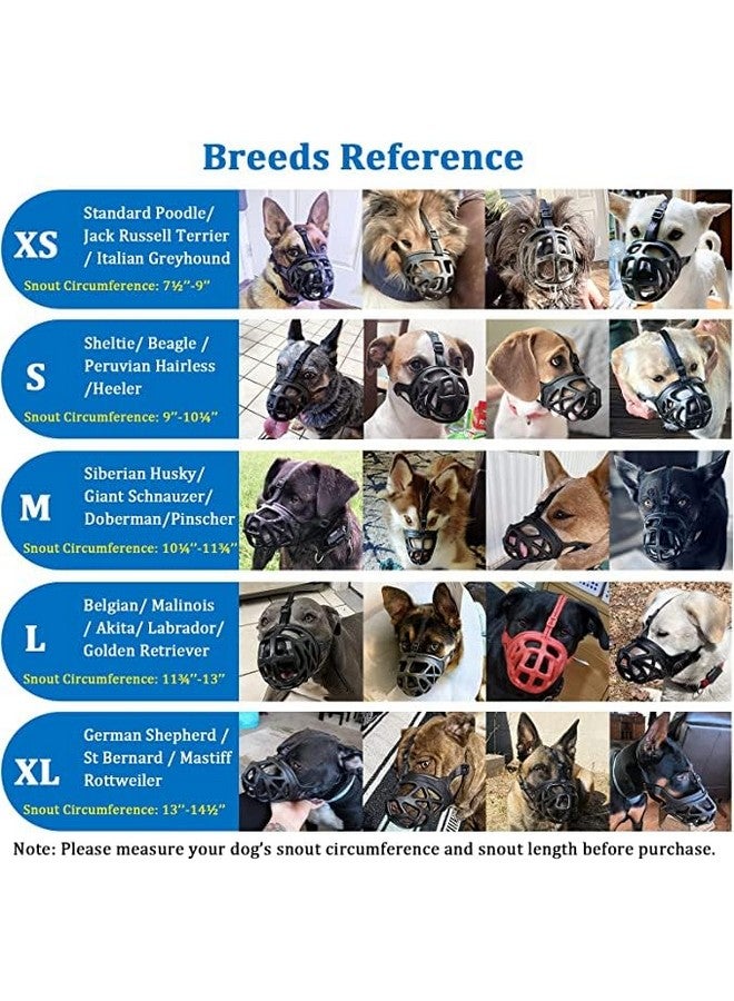 Dog Mouth Cover Muzzle/Bite Guard With Adjustable Strap Muzzle Ideal For Stopping Biting, Barking And Chewing Aggressive Dogs And Puppies - Black (No-4, Large) - Image 5