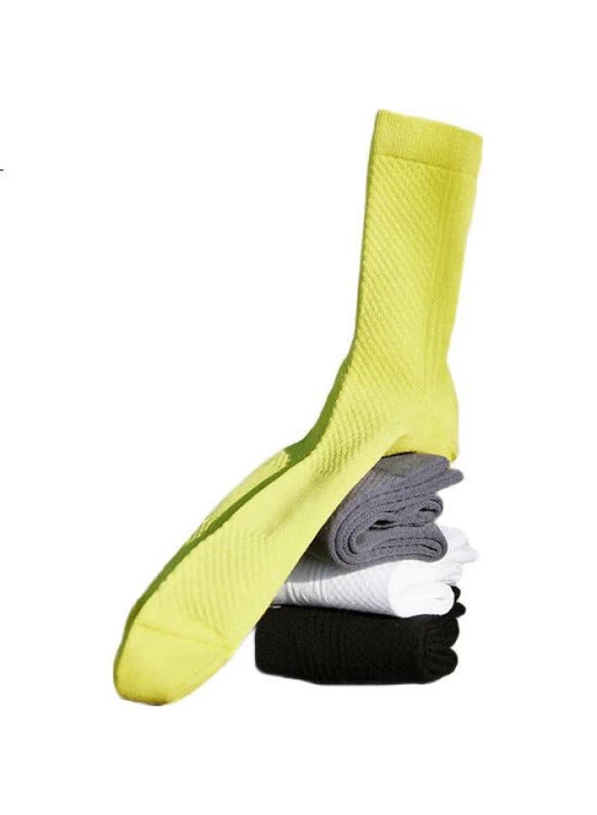 Hla [Sss] Men'S Socks, New Mid-Calf 7A Antibacterial Anti-Pilling Reflective Sports Casual Mid-Length Socks, 2 Pairs - Image 2