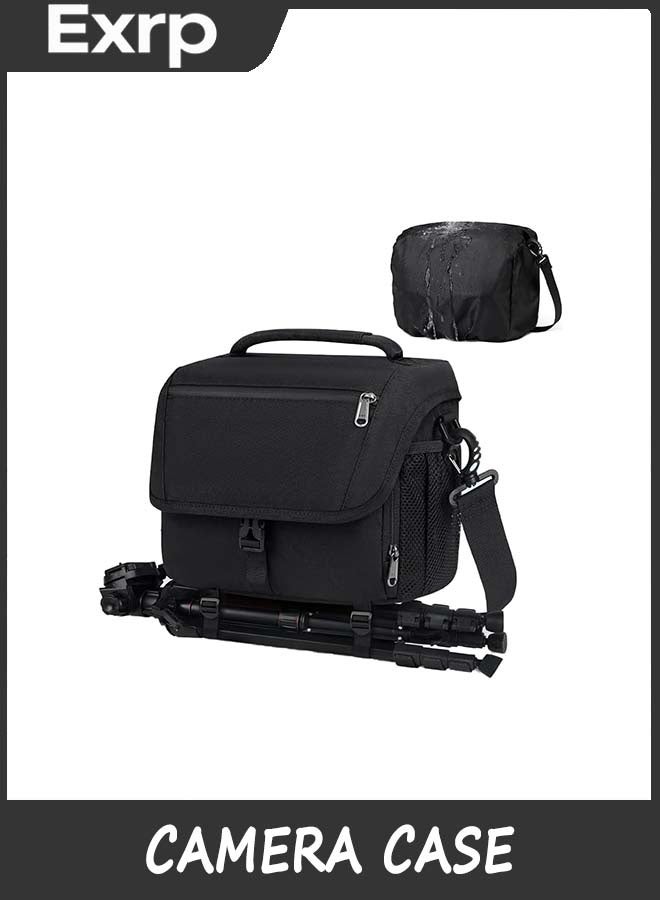 Exrp DSLR Camera Case with Tripod Holder, Waterproof Sling Bag for Photographers - Image 1