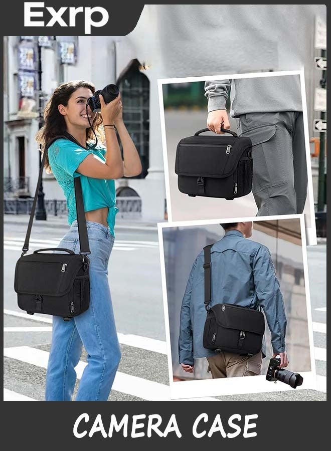 Exrp DSLR Camera Case with Tripod Holder, Waterproof Sling Bag for Photographers - Image 5