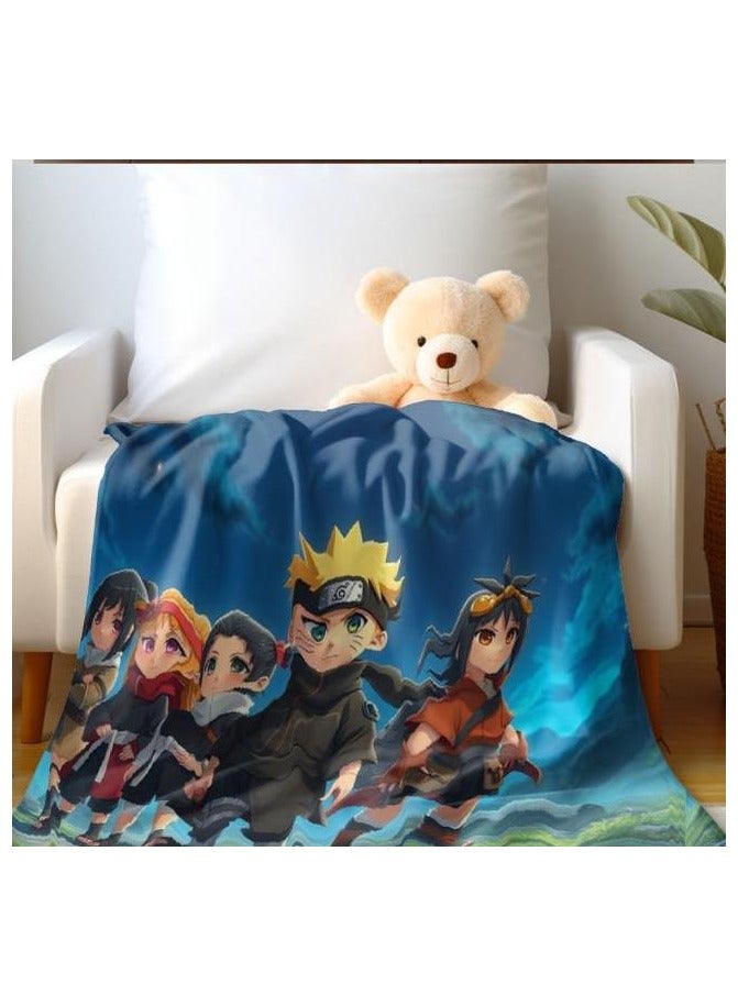general Children's or student cartoon flannel thin blanket (warm and comfortable, suitable for sleep, games) 100cm*150cm - 644 - Image 1