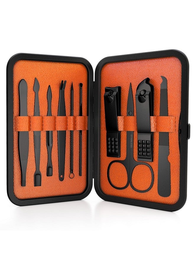 Wild Willies 10-Piece Manicure & Pedicure Kit - Multifunctional Mens Grooming Kit - Includes Nail Clippers, Scissors, Tweezers, Files - Compact Travel Manicure Set for Men & Women - All-in-One Case - Image 1