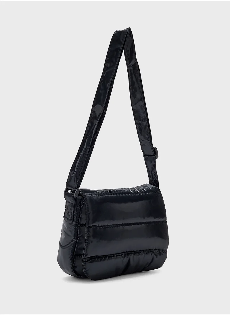 Ginger Quilted Padded Crossbody Bag