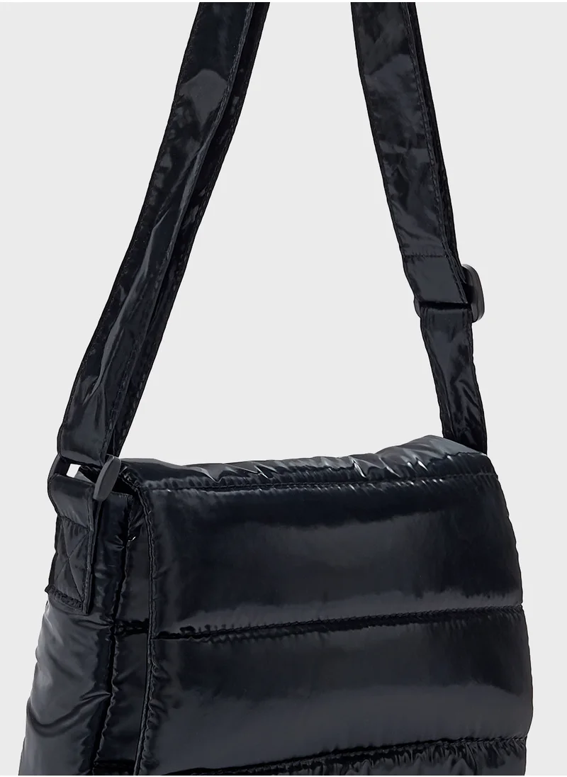 Ginger Quilted Padded Crossbody Bag