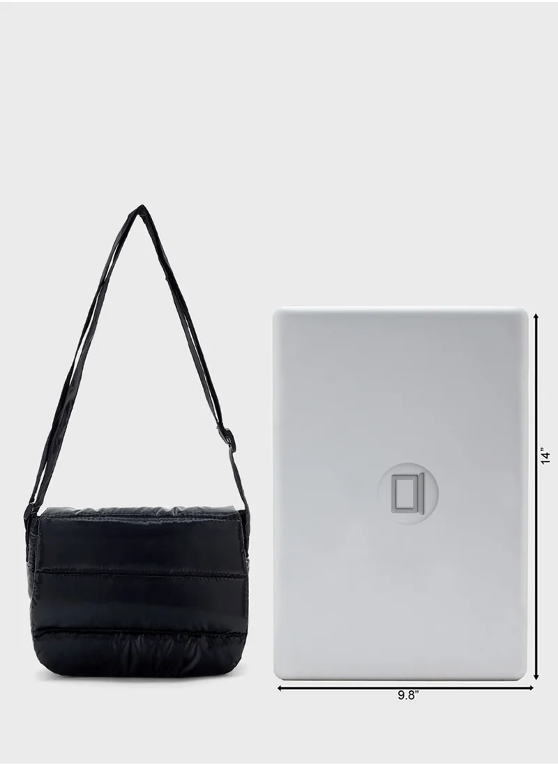 Ginger Quilted Padded Crossbody Bag